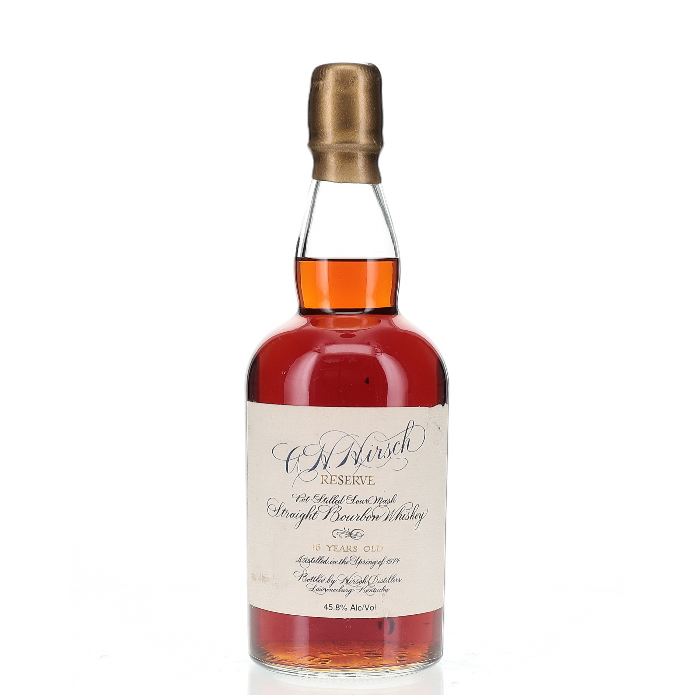 A collectible whisky bottle